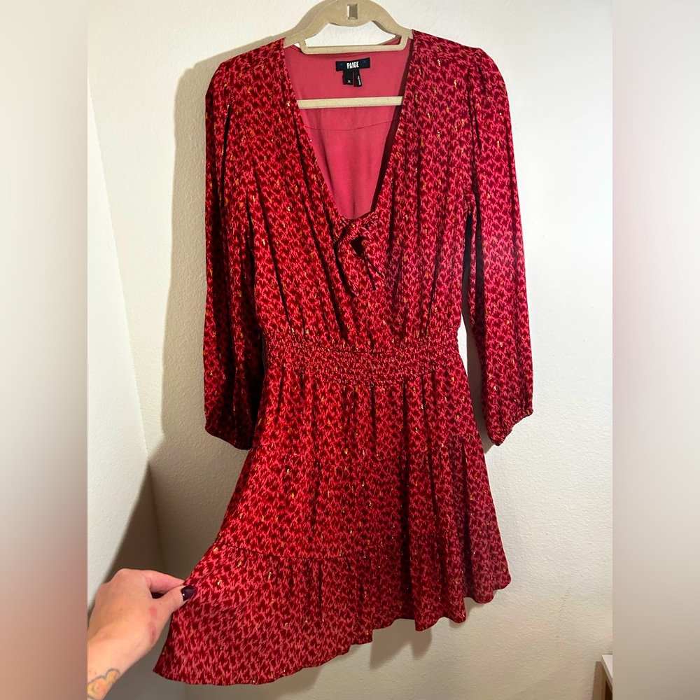 Paige Dress in Papaya